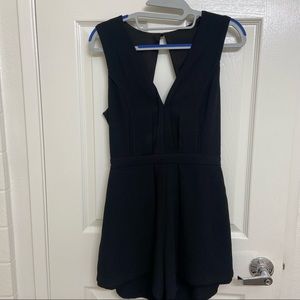 Black Bebe Romper